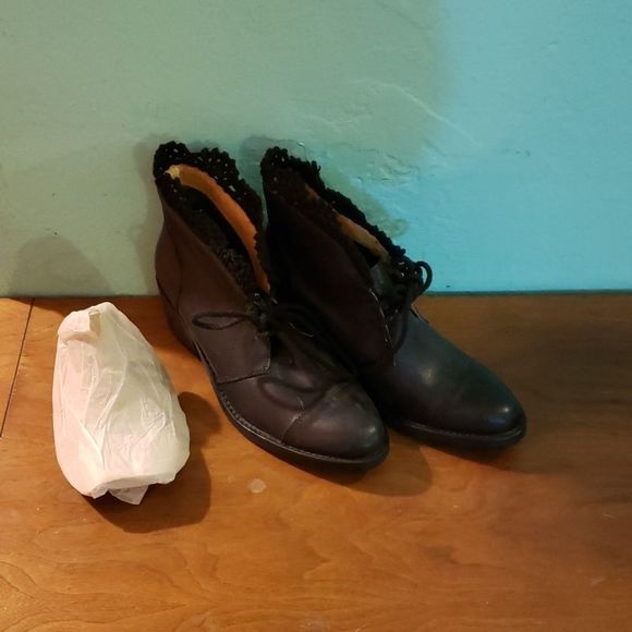 Lace top ankle boots adorable kawii lolita - Picture 2 of 5